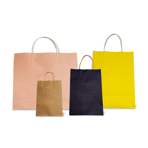 custom branded paper colourful bags with logo recyclable colourful paper bags branded bags