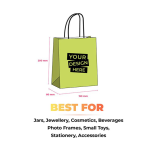 custom branded paper colourful bags with logo recyclable colourful paper bags branded bags small