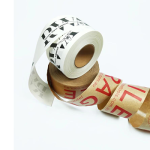 custom branded water-activated tape, standart and Reinforced Tape for securing packages Eco-friendly white and kraft tape