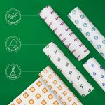 Personalised tissue paper roll, printed tissue paper roll, 540 mm wide