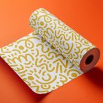 Personalised tissue paper roll, printed tissue paper roll, 540 mm wide