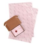 printed coloured tissue paper sheets custom branded repeated logo